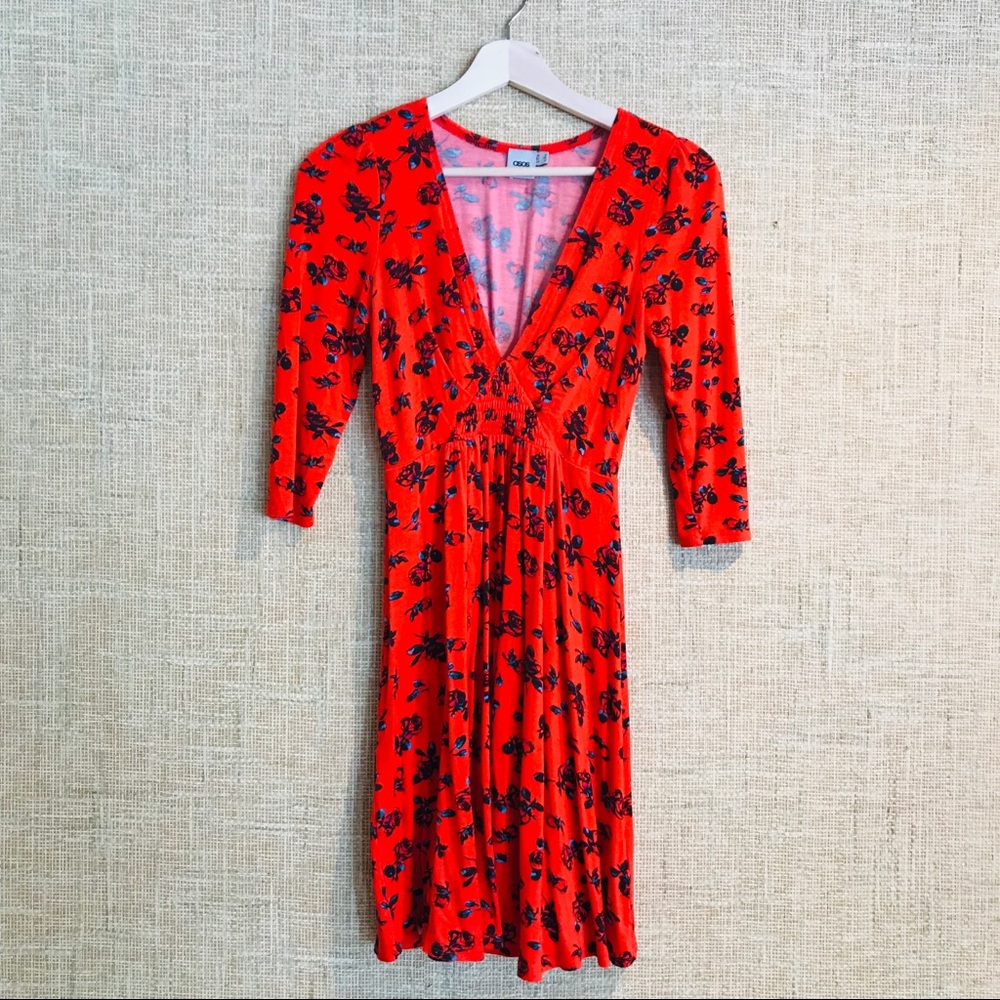 ASOS Floral Midi Dress